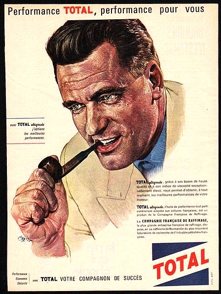 Affiche publicitaire Total Altigrade, 1960