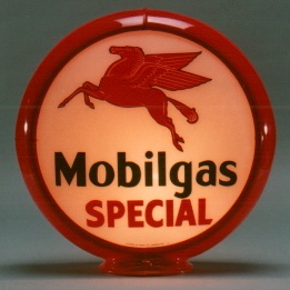 Glob Mobilgas "SPECIAL", rouge et blanc.