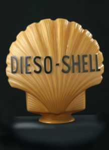 Globe Dieso-Shell en forme de coquillage