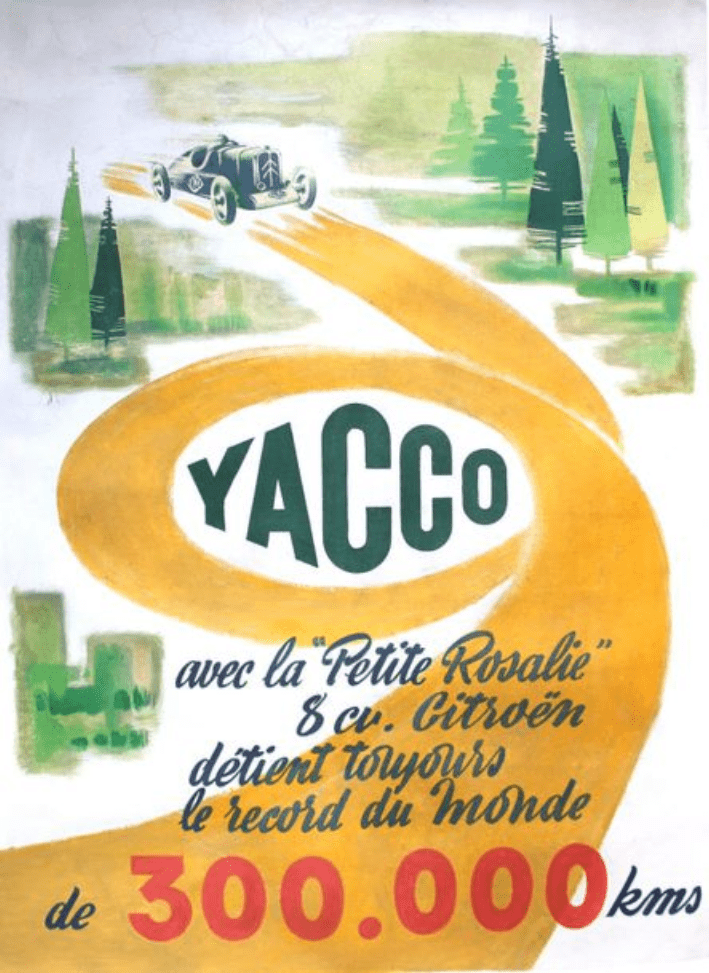 pub "Yacco, la petite Rosalie Citroën"