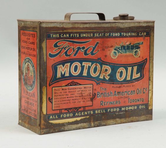 Bidon d'huile Ford Motor Oil