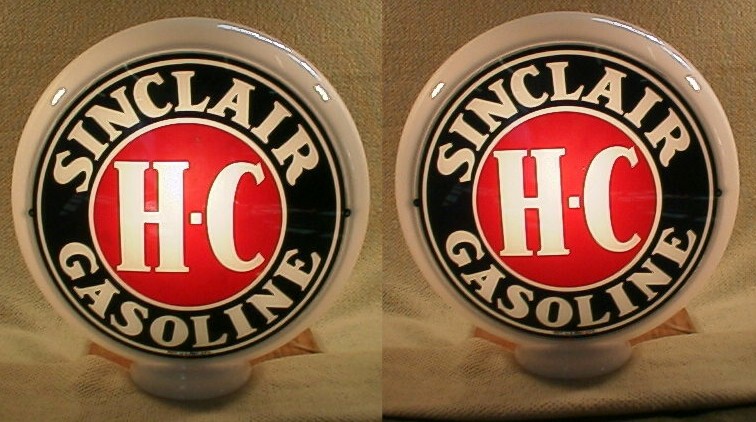 Sinclair HC (red dot) Gasoline glass body