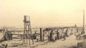 L'usine à gaz des frères Mehedințeanu. Histoire de la première raffinerie de Roumanie (format JPEG). (© historia.ro)