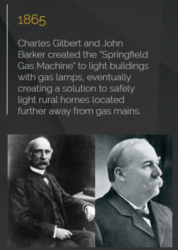 1865- Charles Gilbert et John Barker