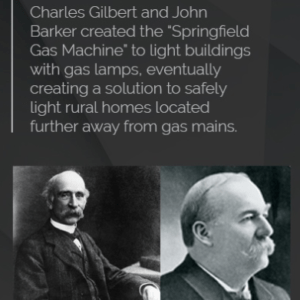 1865- Charles Gilbert et John Barker