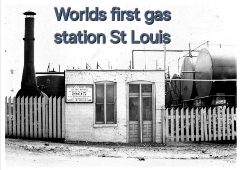 1905 : première station service au monde à St Louis (U.S.A.)