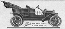 Publicité de 1908 pour la Ford Model T