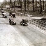 Premier kilomètre de chaussée en béton - Avenue Woodward, Détroit, Michigan (© explorer.acpa.org)