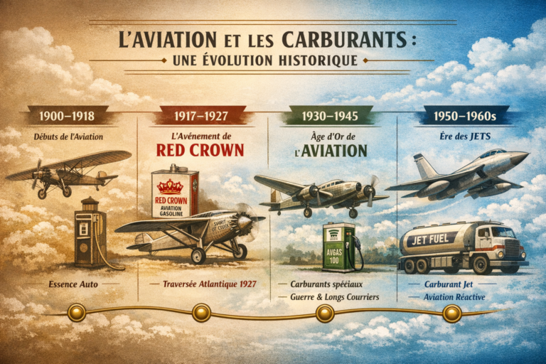 L'évolution de l'aviation et des carburants (© ChatGPT)
