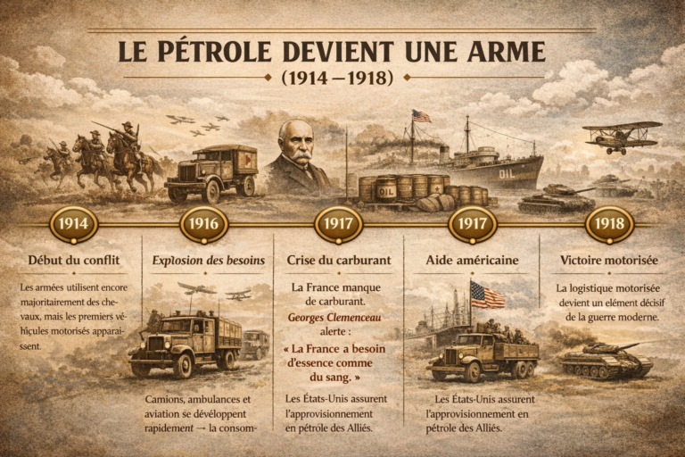 Le rôle du pétrole en guerre (© ChatGPT)