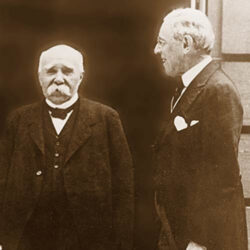 Georges Clemenceau et Woodrow Wilson