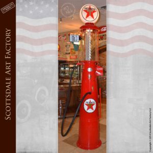 Pompe à essence visible Gilbert & Barker, modèle T-176