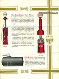 Catalogue de vente Bowser 1922.