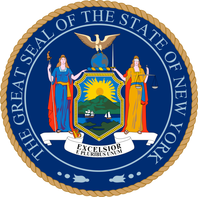 The seal of the U.S. state of New York. (© Wikimedia)