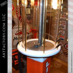 Pompe à essence visible Gilbert & Barker Vintage: modèle 67 avec globe en huile de lion - GB67