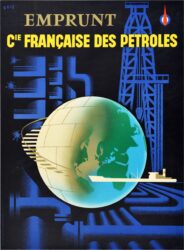 Affiche Compagnie Française des Pétroles (CFP)