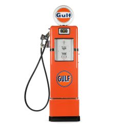 Pompe à essence GULF américaine de 1936 restaurée