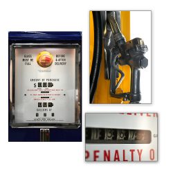 Pompe à essence RICHFIELD américaine de 1937 restaurée