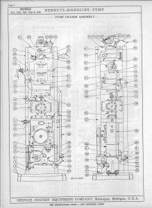 Bennett 541, 542, 543, 544, 545 Gas Pump Parts
