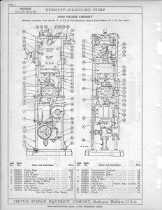Bennett 371, 372, 373, 374 Gas Pump Parts