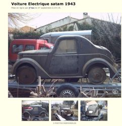 Voiture Satam 1943