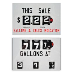 Pompe à essence TEXACO américaine de 1946