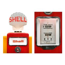 Pompe à essence SHELL américaine de 1947 restaurée