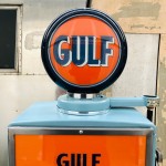 Pompe à essence Gulf Beckmeker de 1957