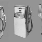 pompe manuelle (1950), à pompe électrique (1960), « type clou » à dispositif indicateur mécanique (1970)