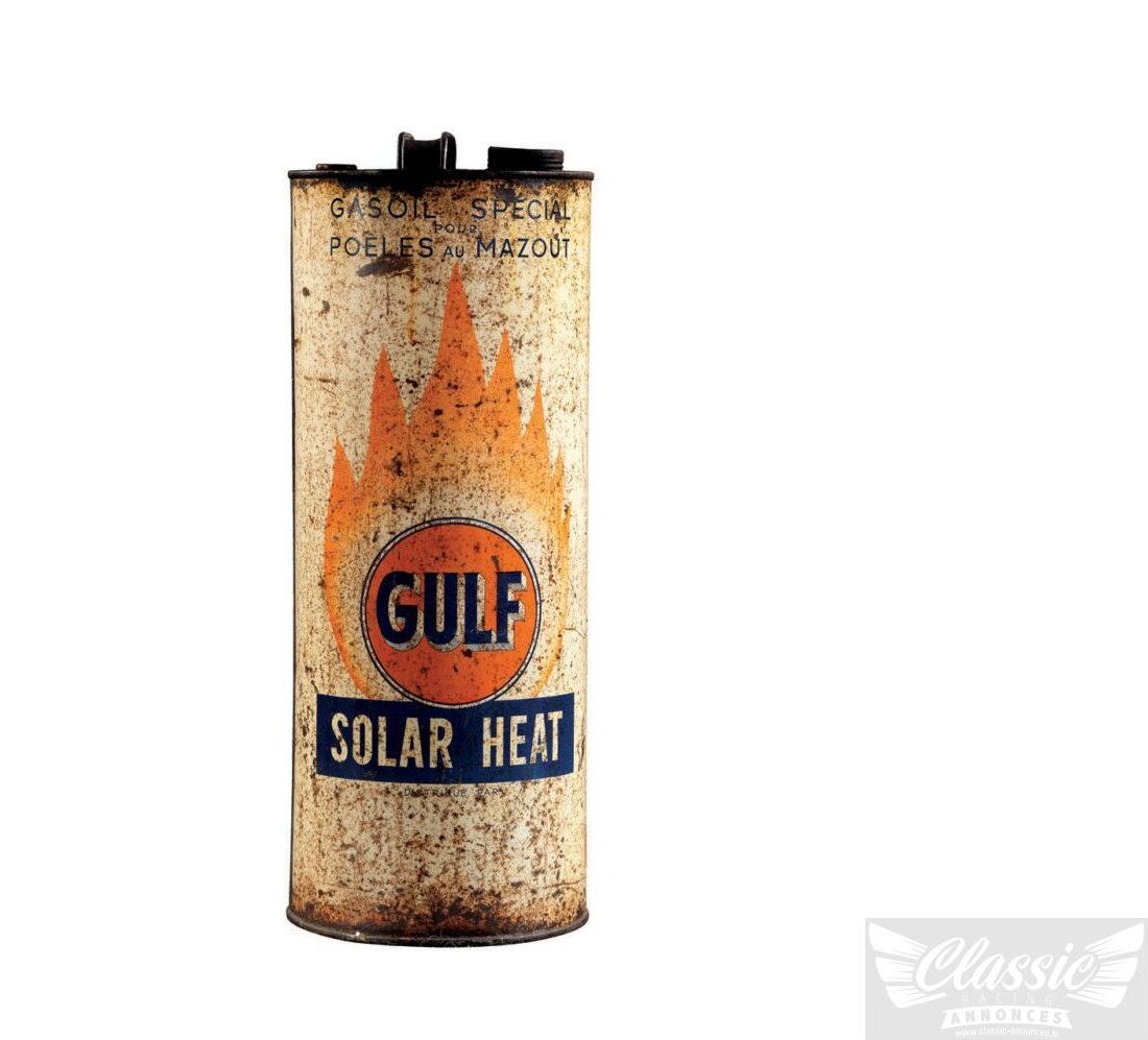BIDON DE GASOIL «GULF», vers 1950