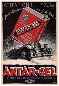 Antar AntarGel Huile du rallye de Monte-Carlo