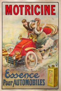 Affiche ancienne essence