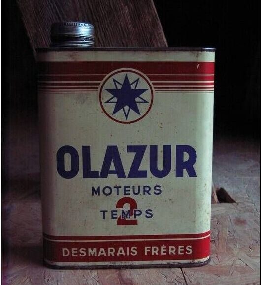 Bidon d'huile "OLAZUR"