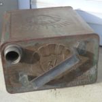 Ancien bidon publicitaire SHELL MEX 1939