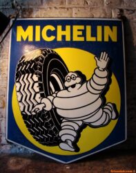 Plaque publicitaire émaillée. Circa 1960