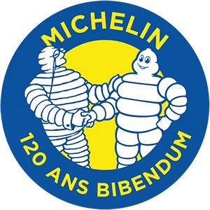 Badge Michelin 120 ans Bibendum