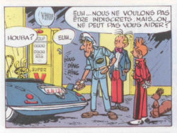 Spirou & Fantasio station service Vroup