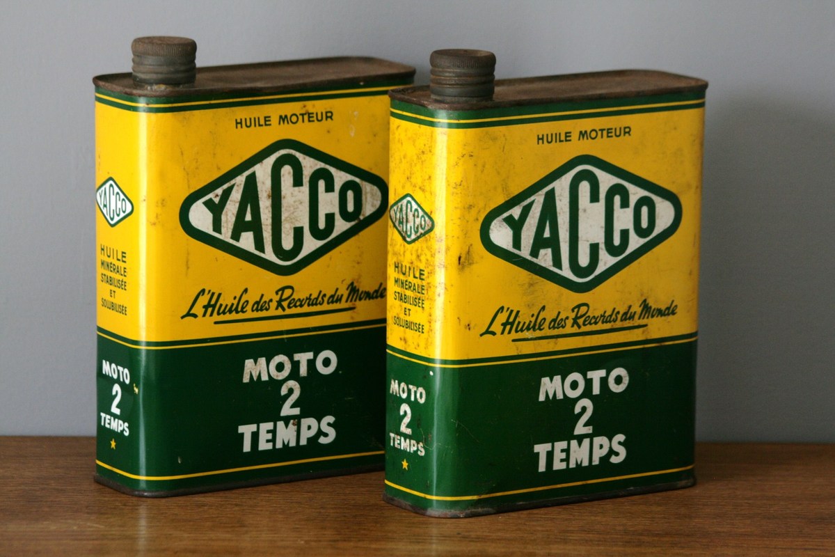 Bidon d'huile moto 2 temps YACCO