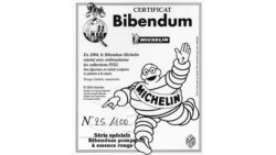 Certificat Bibendum et pompe rouge
