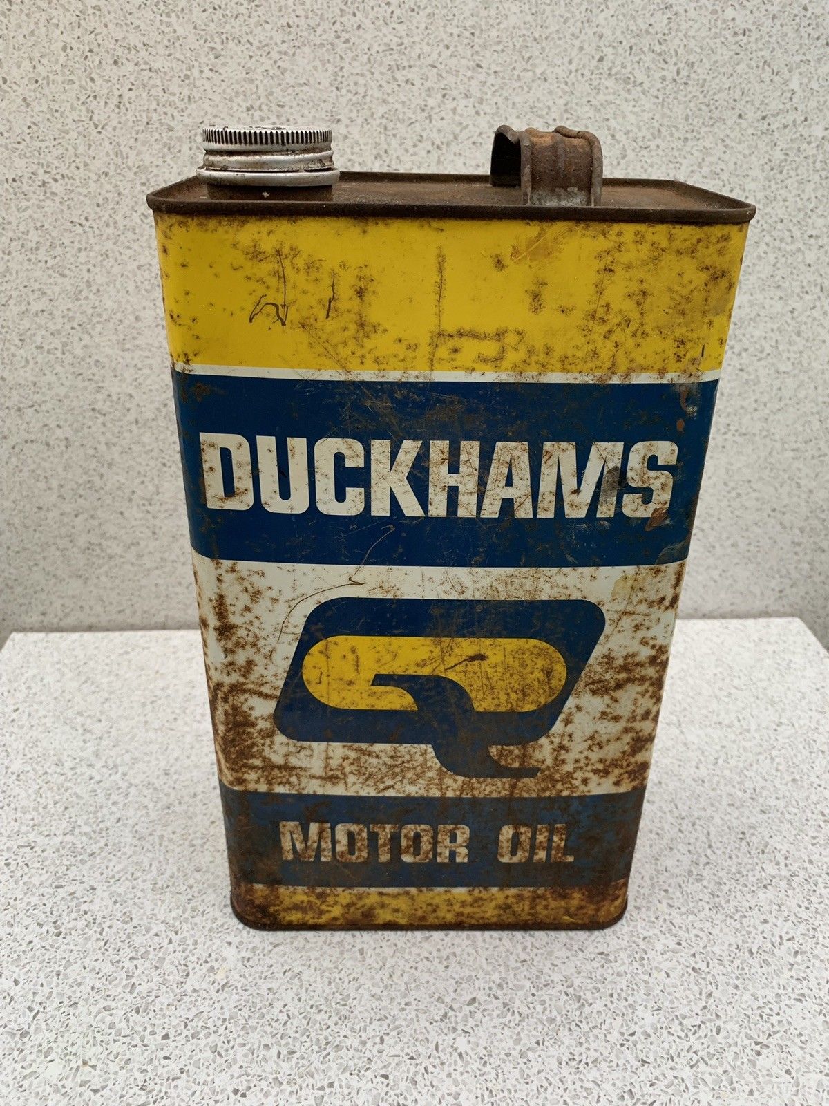 Bidon "DUCKHAMS motor oil"