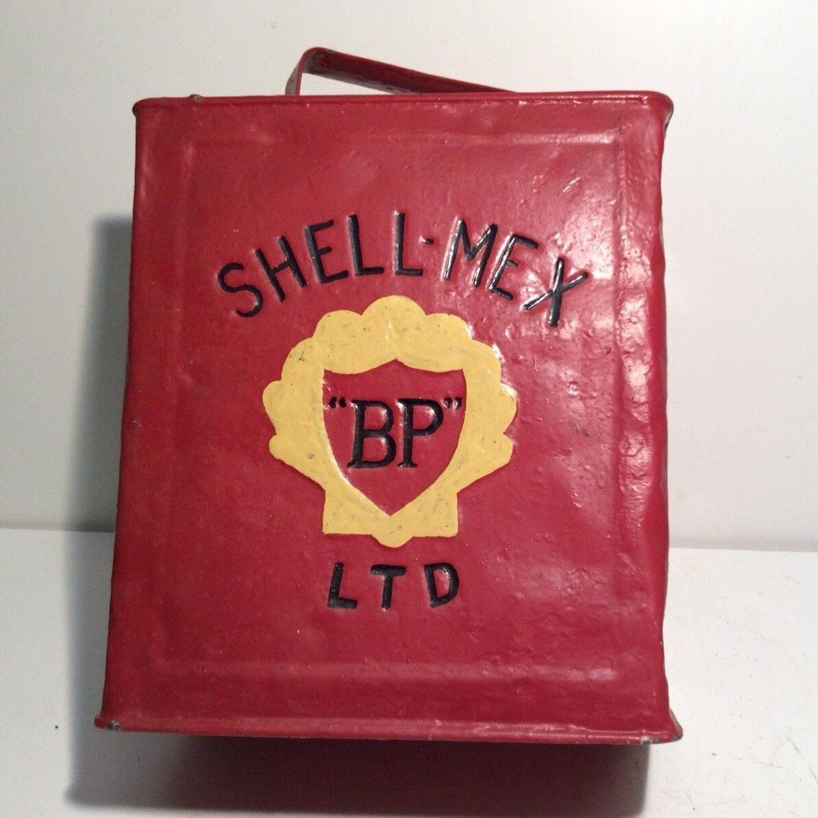 Bidon SHELL MEX en couleur