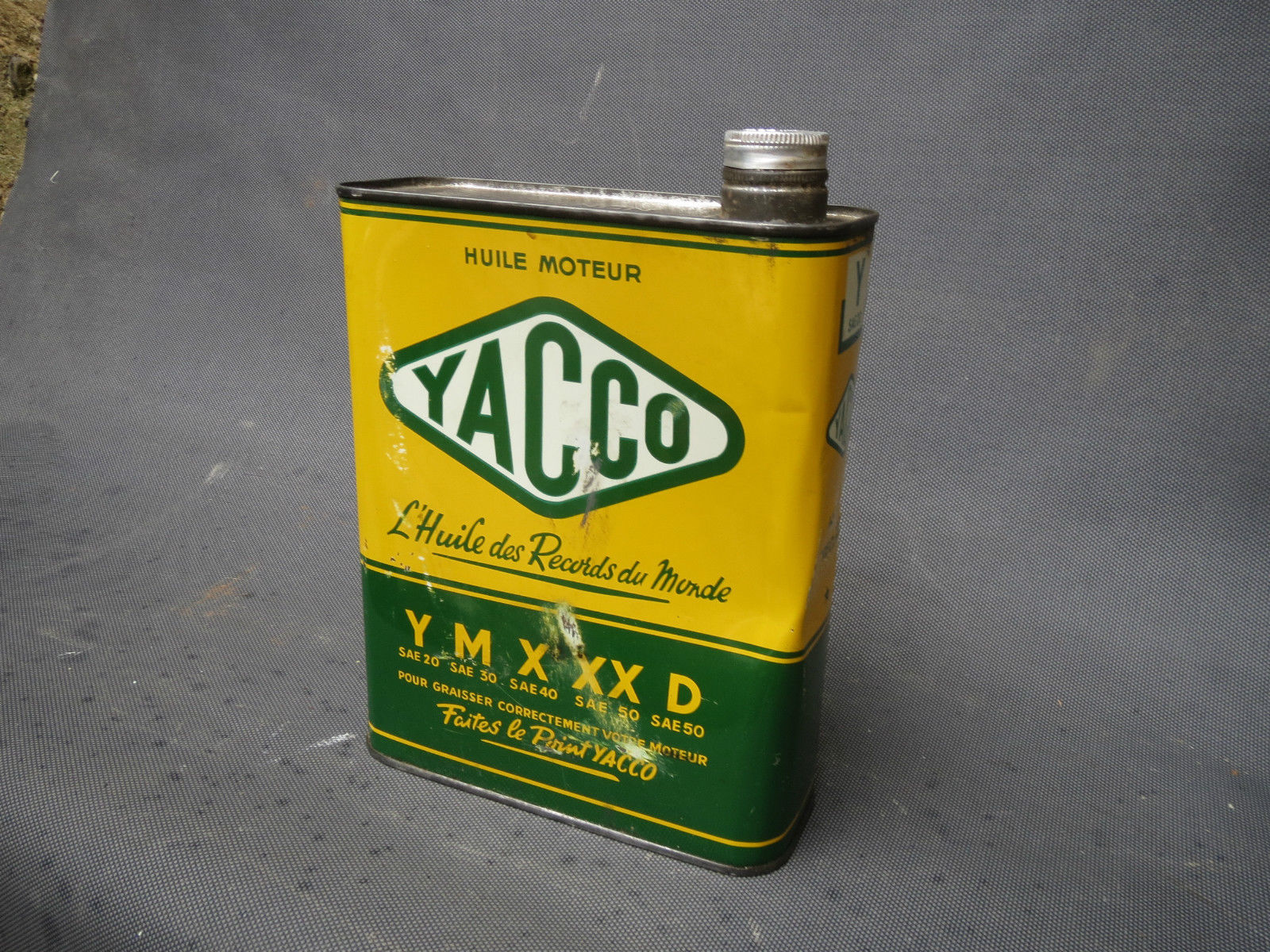 Bidon d'huile YACCO "Faites le Point YACCO"