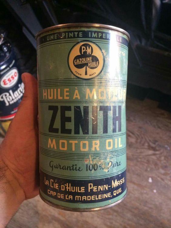 Huile à moteur "ZENITH"