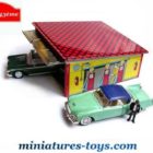 Joli garage en tôle peinte au style rétro