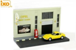 Le diorama du garage Opel pour miniatures au 1/43e neuf