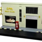 Le diorama du garage Opel pour miniatures au 1/43e neuf