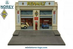 Le diorama du garage Renault