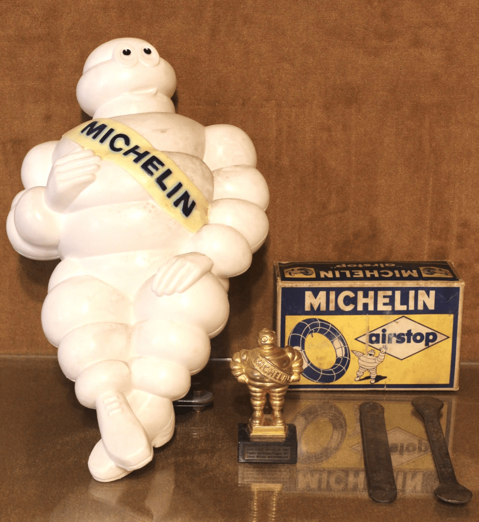 Trophé et Bibendum Michelin