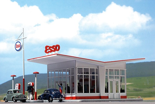 Station Essence ESSO 1:87
