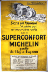 Affiche Michelin Superconfort